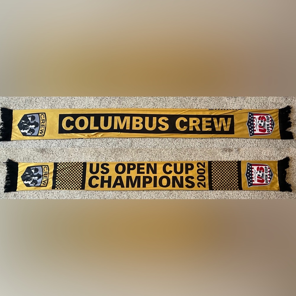 Columbus Crew 2002 US Open Cup Champions Soccer Scarf